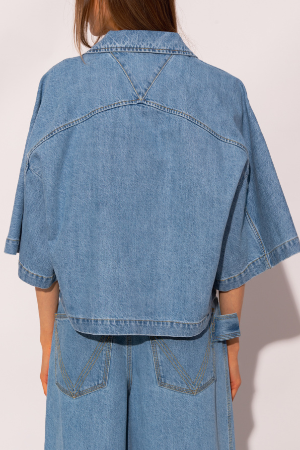 Denim shirt Bottega Veneta - SchaferandweinerShops Tonga